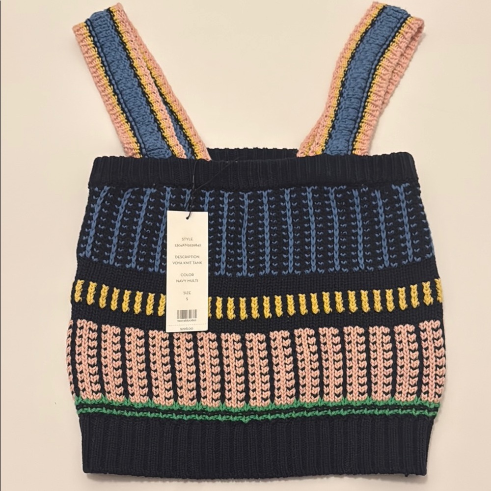 Veronica Beard Voya Knit Tank Top NWT Small